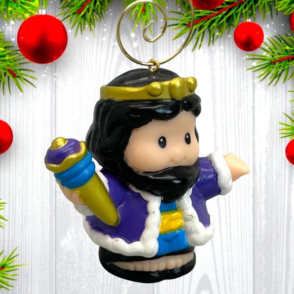 Fisher Price Little People King 2.5" ONE OF A KIND Christmas Tree Ornament - Picture 2 of 3